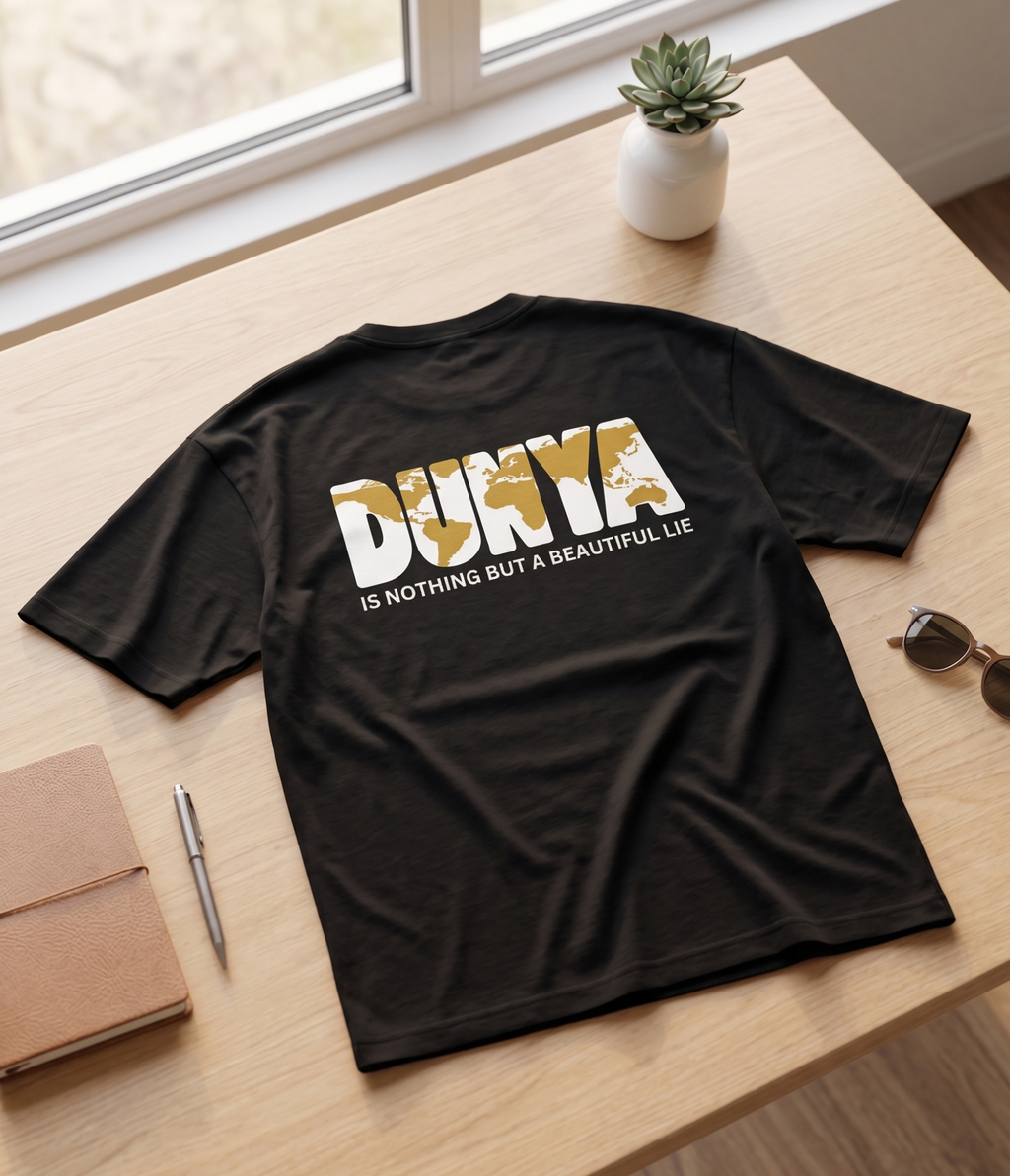 Dunya | Oversized T-Shirt - Black