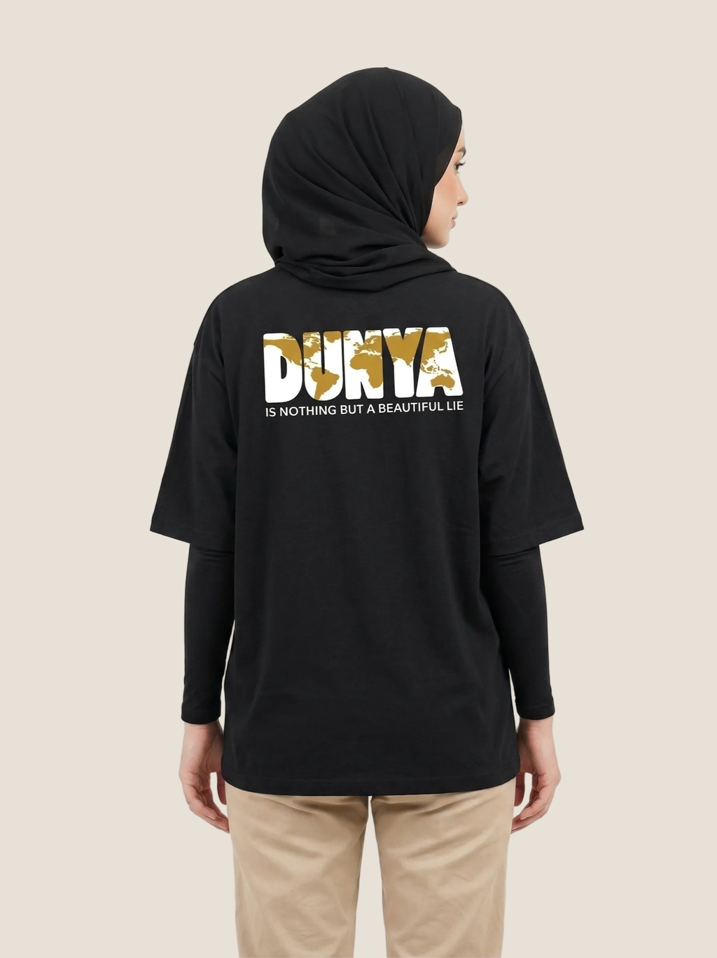 Dunya | Oversized T-Shirt - Black