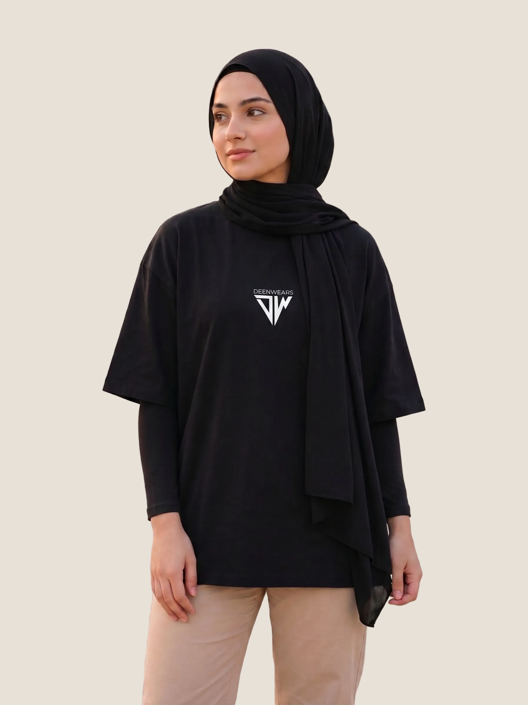 Dunya | Oversized T-Shirt - Black