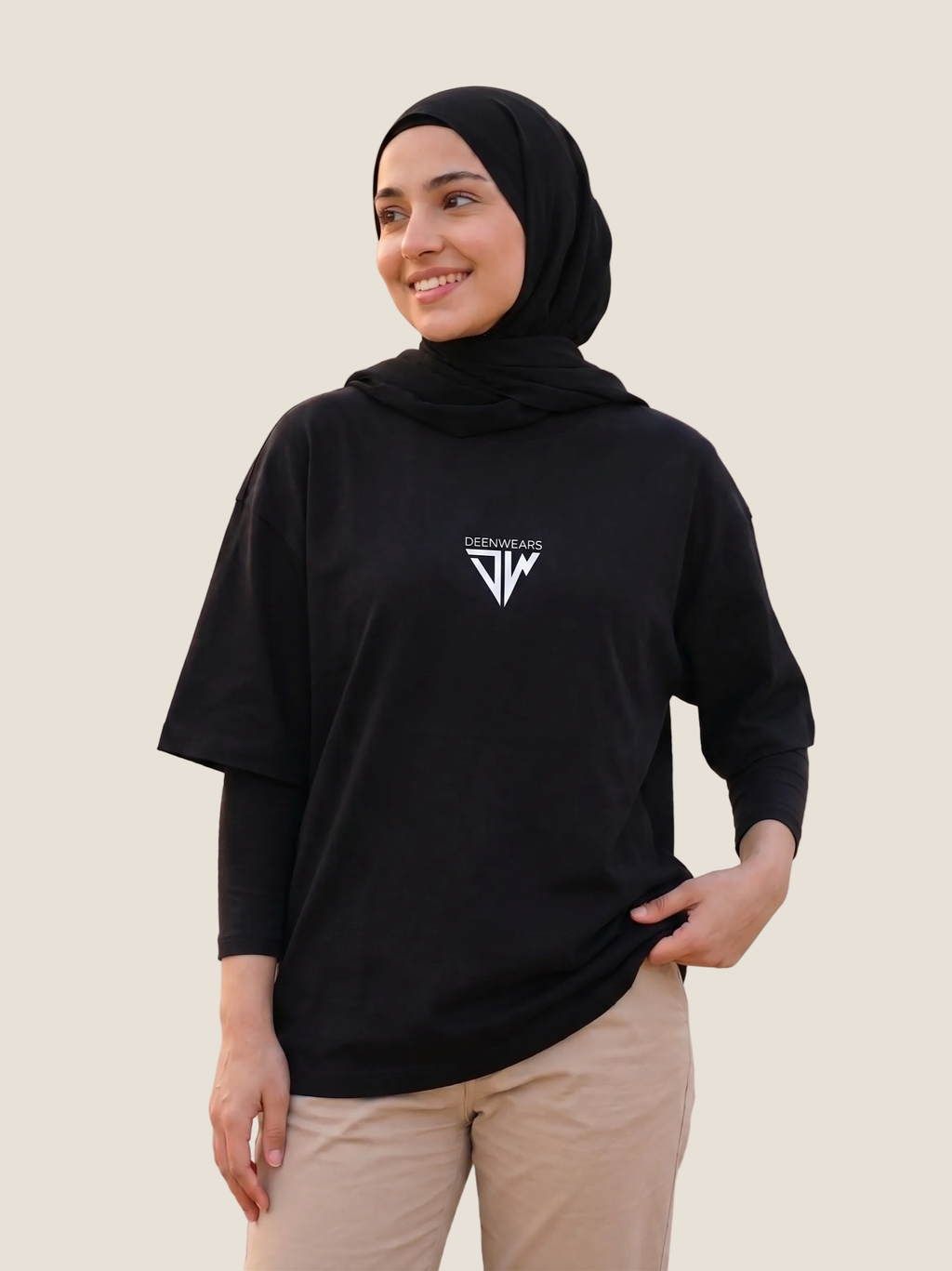 Sabr | Oversized T-Shirt - Black