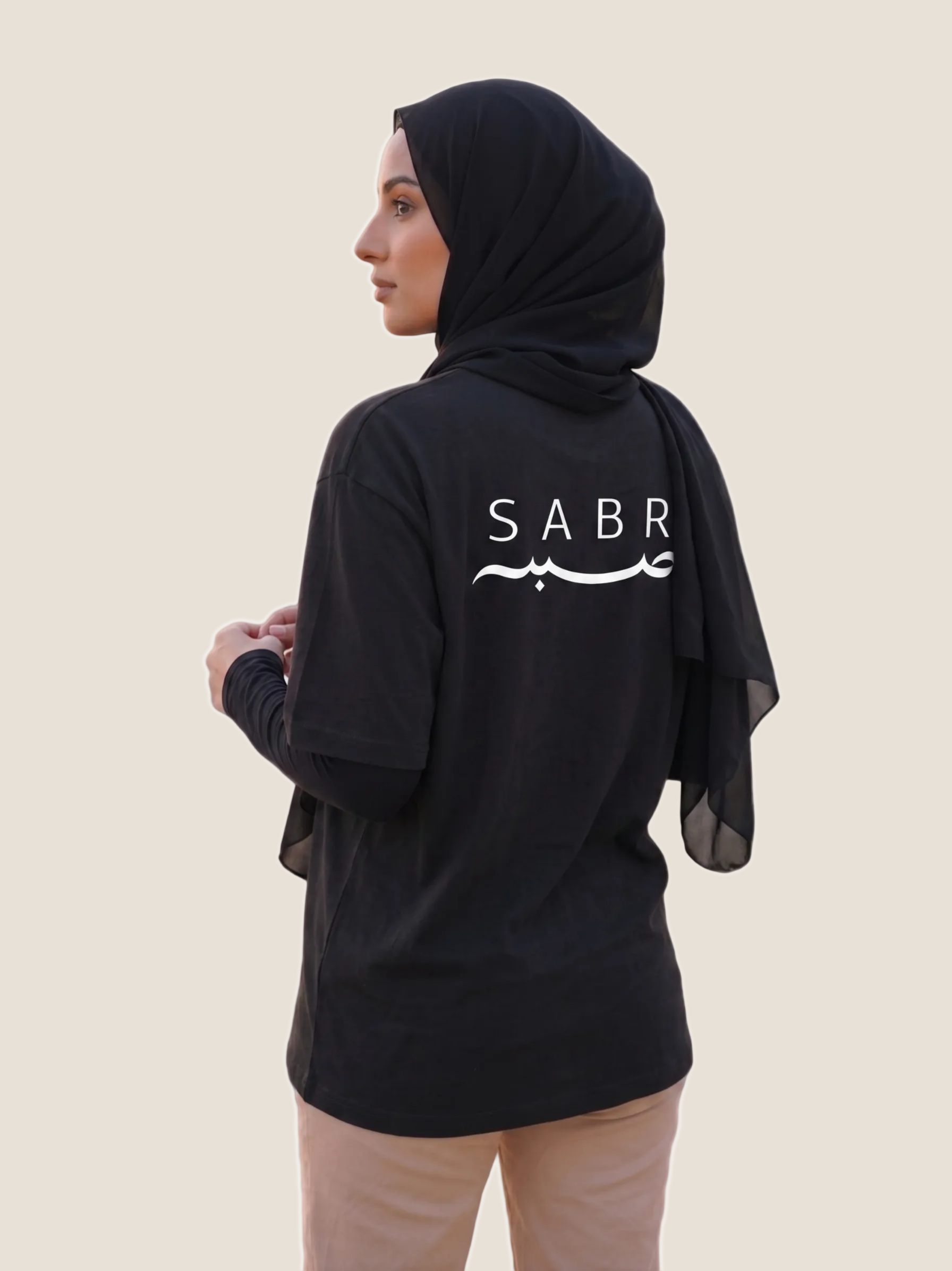 Sabr | Oversized T-Shirt - Black